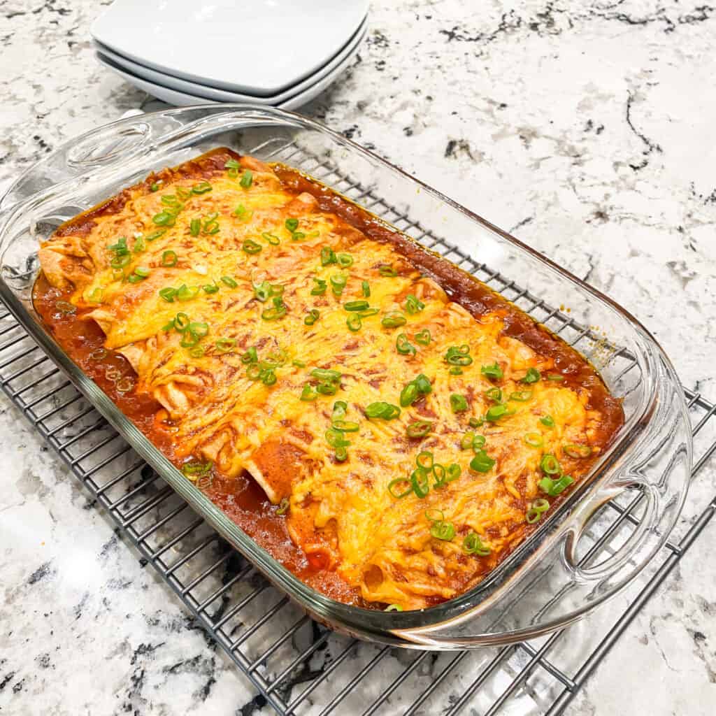 Easy Ground Beef Enchiladas | Encharted Cook