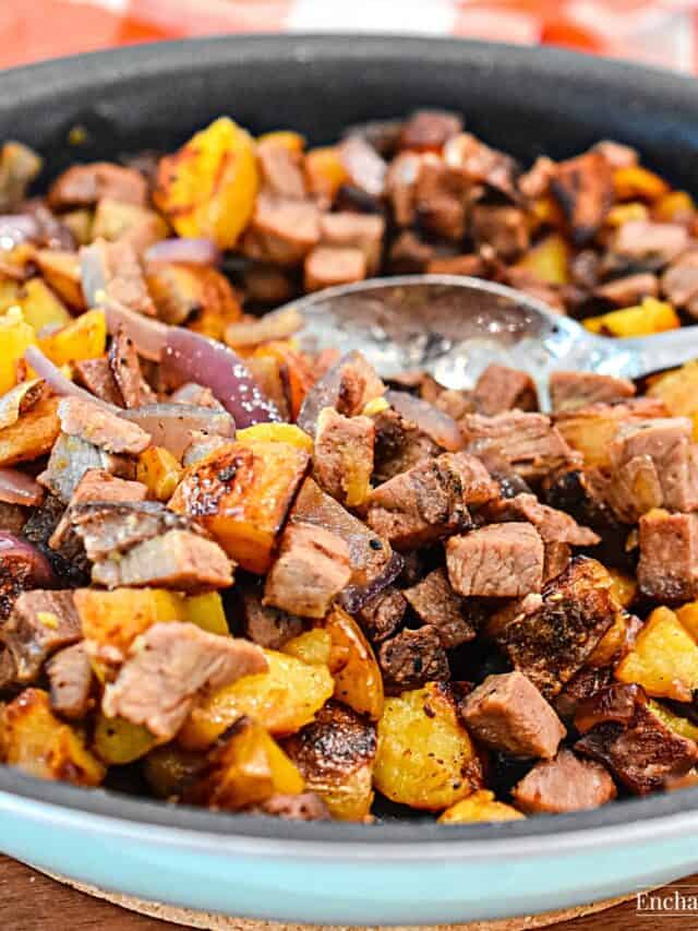 Leftover Roast Beef Hash Encharted Cook