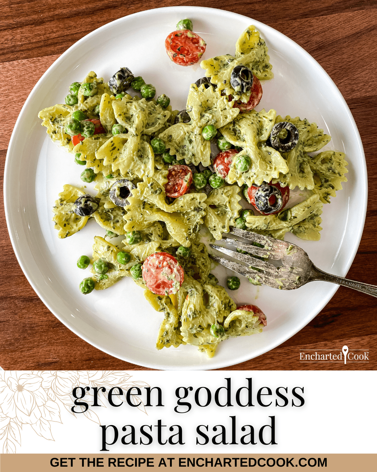 Green Goddess Pasta Salad (Creamy, Easy Summer Side Dish)  Encharted Cook
