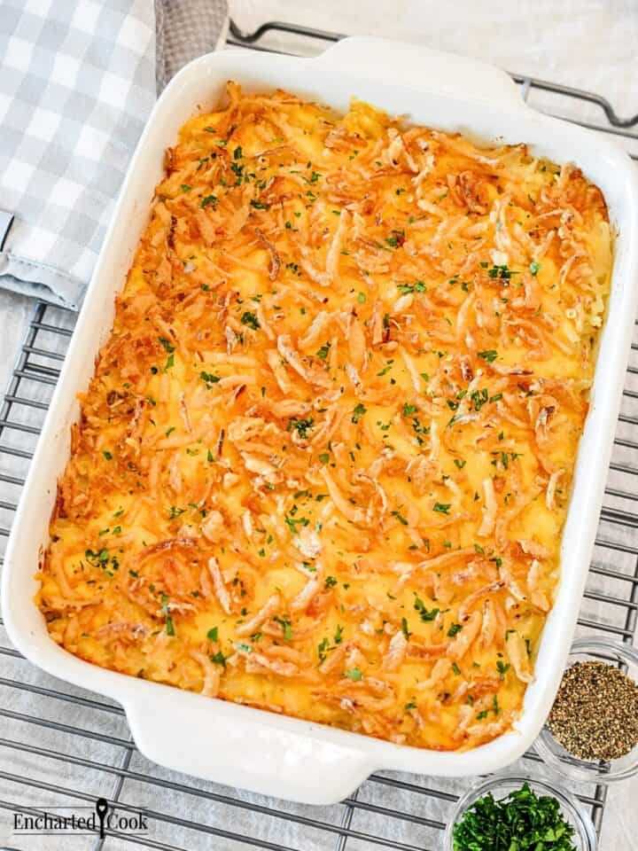Cheesy Hash Brown Casserole – Encharted Cook