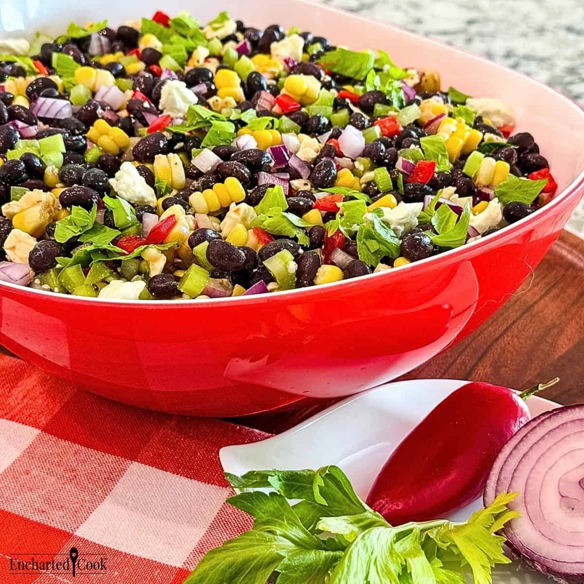 Black Bean Salad with Corn