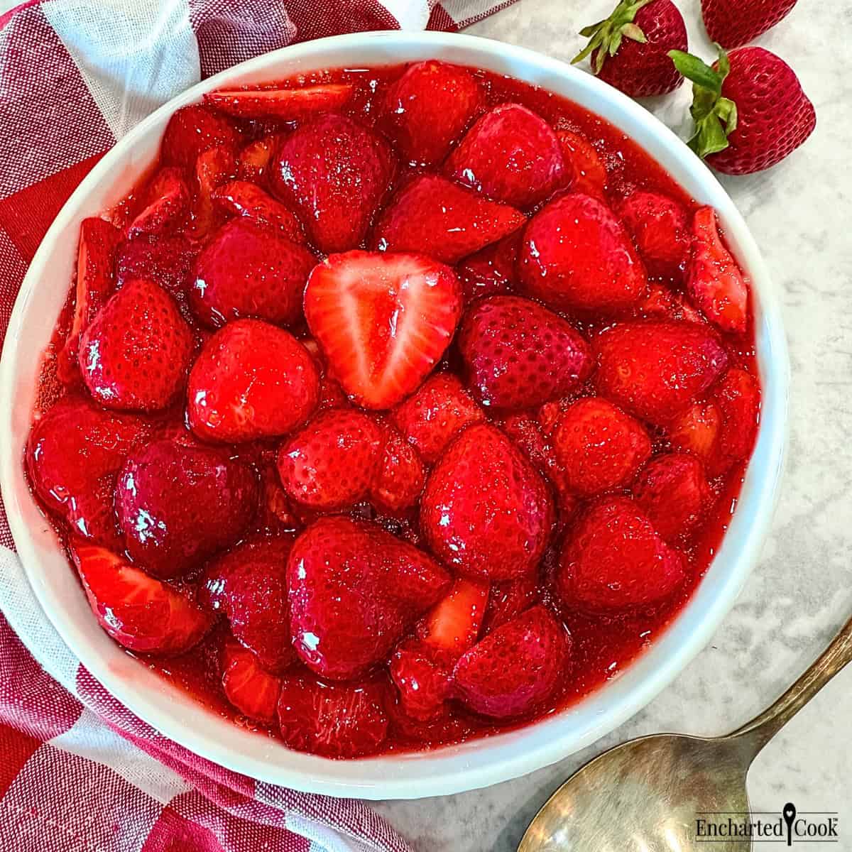 Homemade Strawberry Sauce and Topping