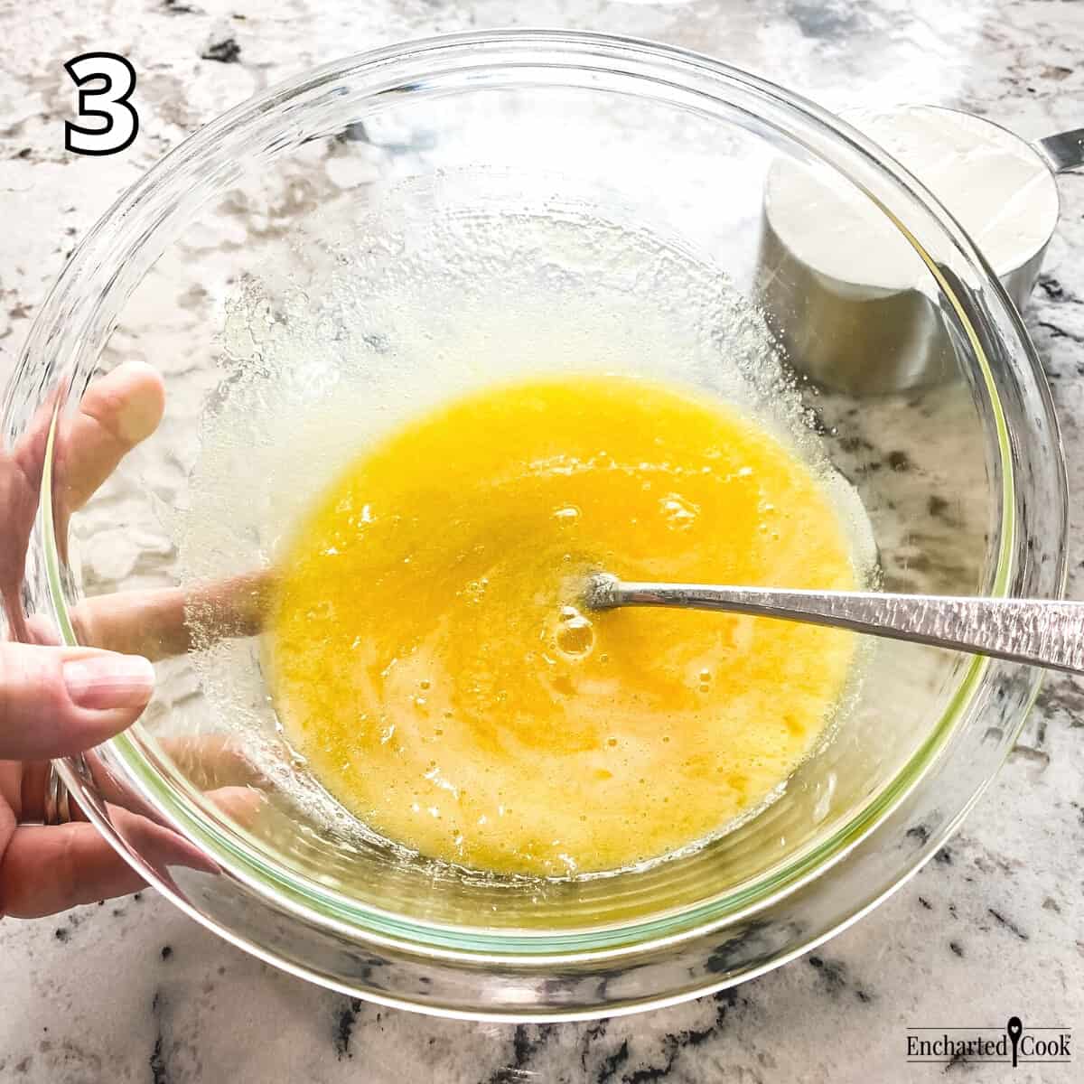 Process Photo 3 - Beat together eggs and sugar.