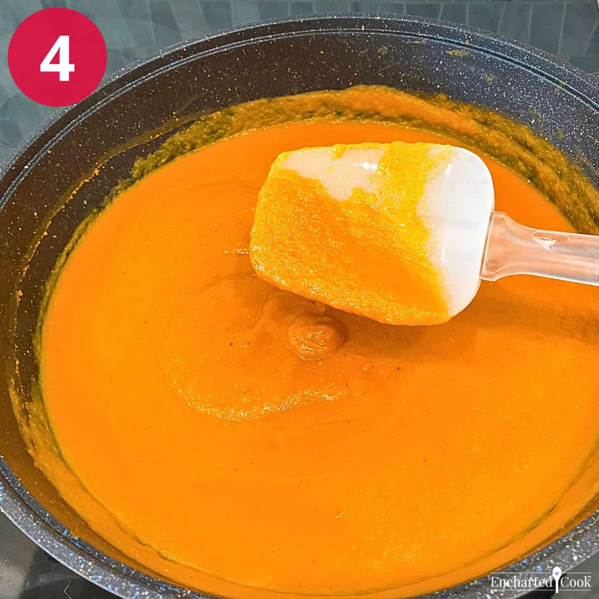 Process Photo 4 - Add optional heavy cream for a smooth, creamy texture.